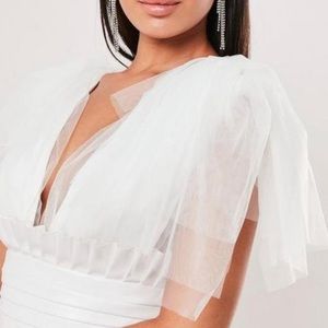 Missguided tulle top